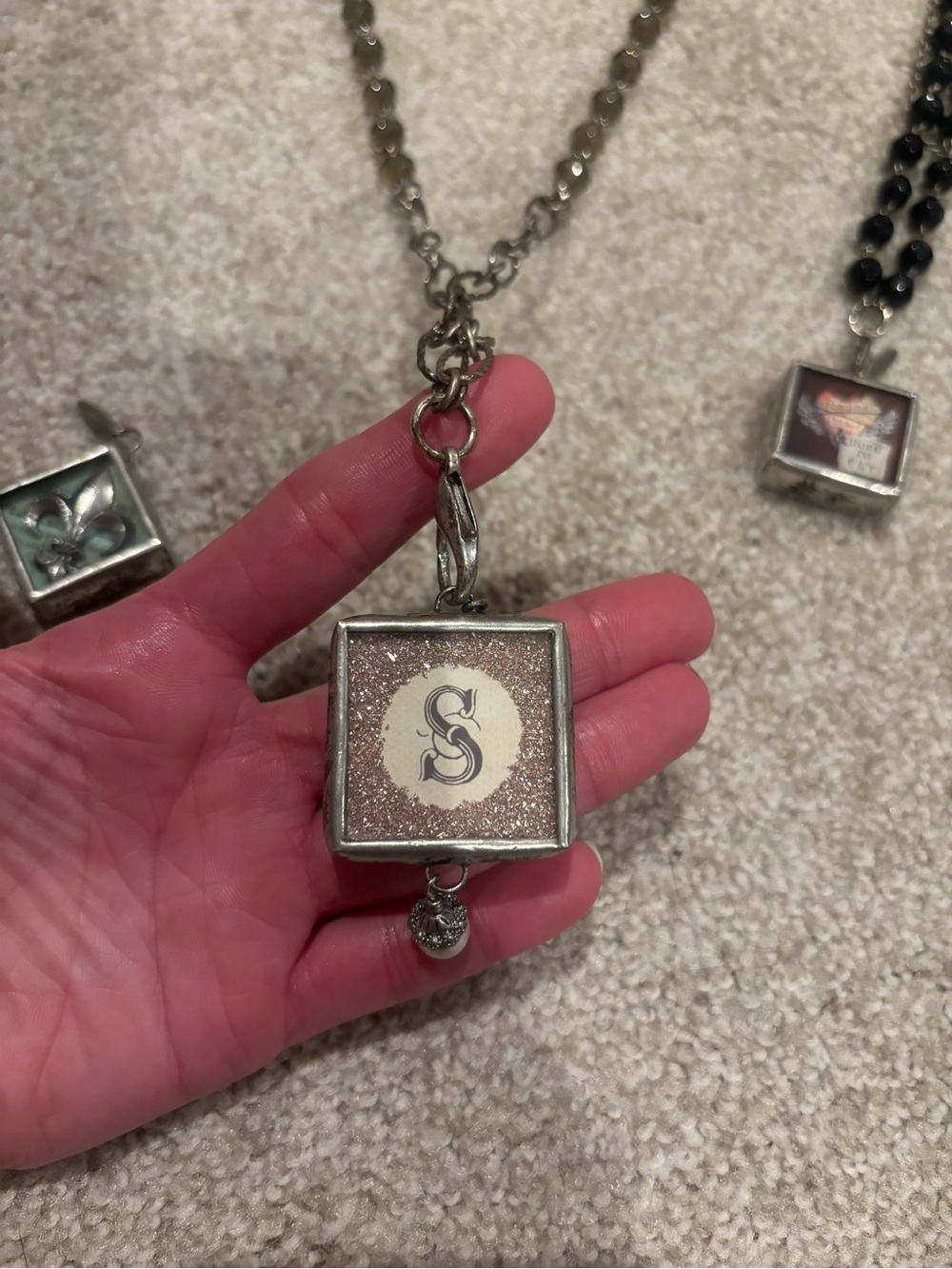 Jewel Kade Lot of 2 Necklaces with 3 different pendants